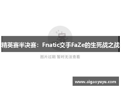 精英赛半决赛：Fnatic交手FaZe的生死战之战